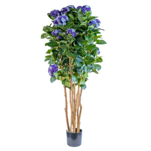 Buy Artificial Hydrangea with Real Trunk 122cm (Purple)