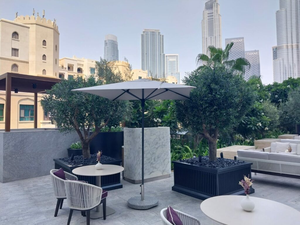 UV-resistant artificial plants in Saudi Arabia for outdoor landscaping