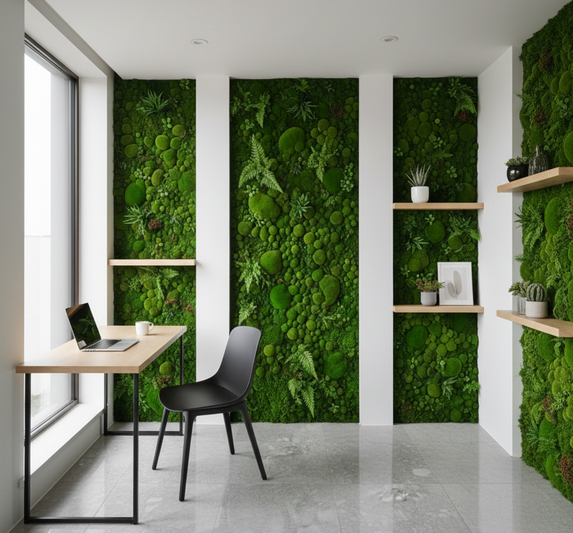 Artificial Moss Walls